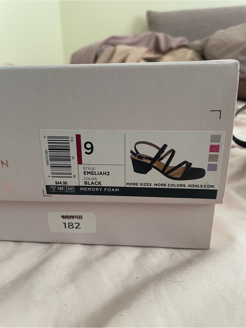 Lauren Conrad Black Strappy Sandal Heals